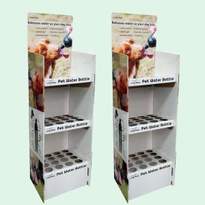 water bottle cardboard displays