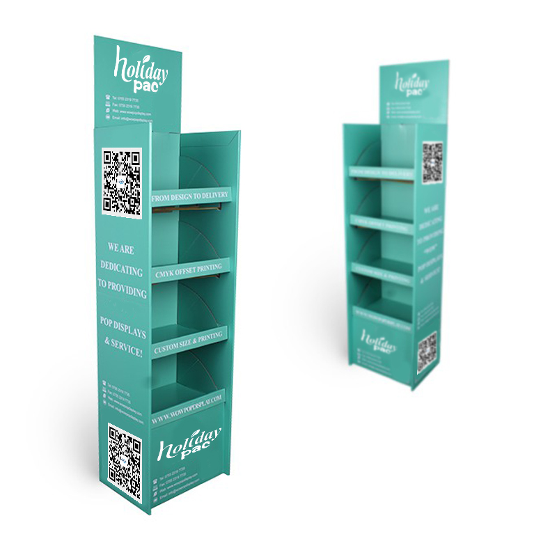 Holidaypacfactory custom POS POP cardboard display stands product display view