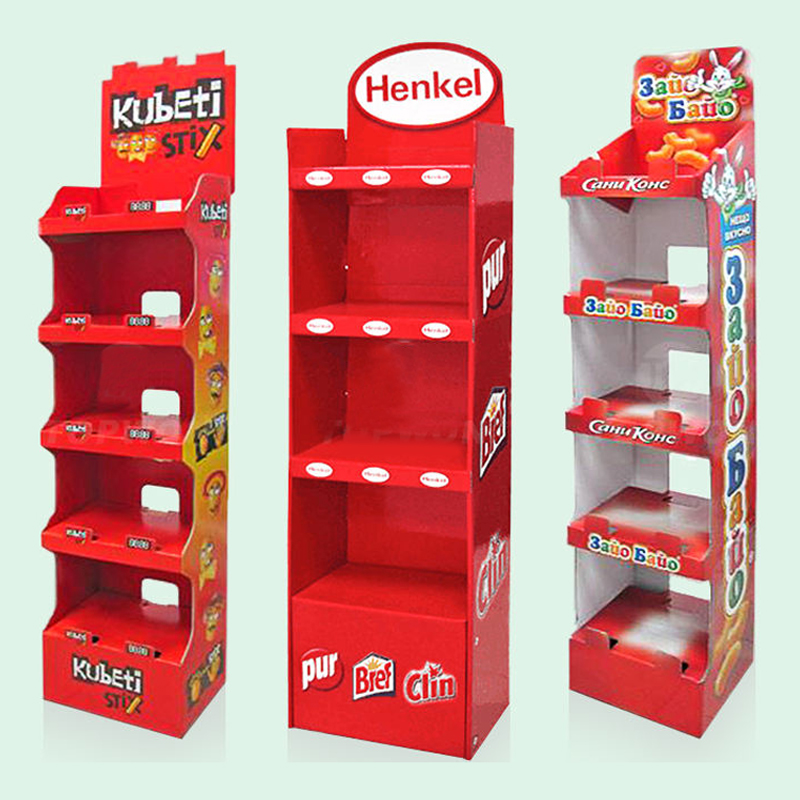 Holidaypacfactory custom paper skincare cardboard display stand product display view