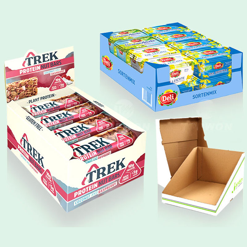 Holidaypacfactory custom countertop candy tearaway display box main display view