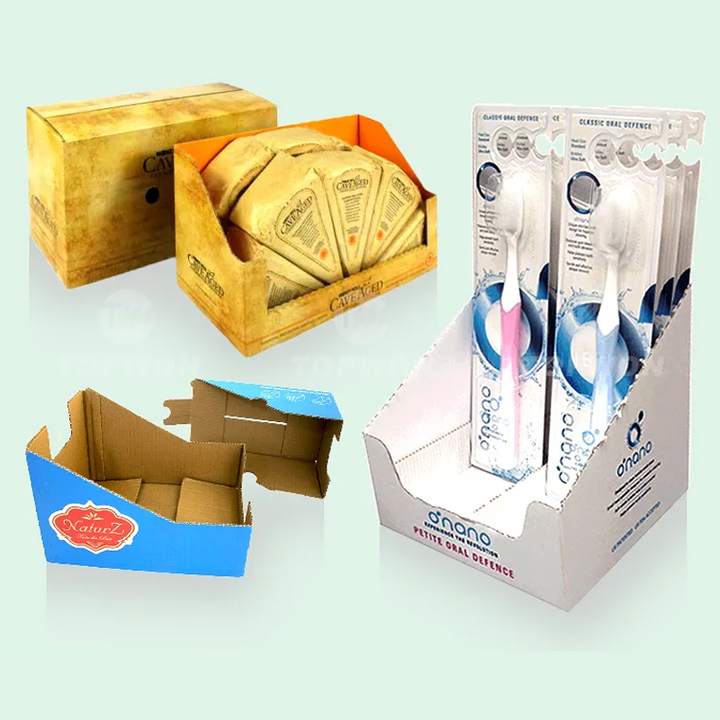 Holidaypacfactory custom lollipop retail counter display box retail setup view