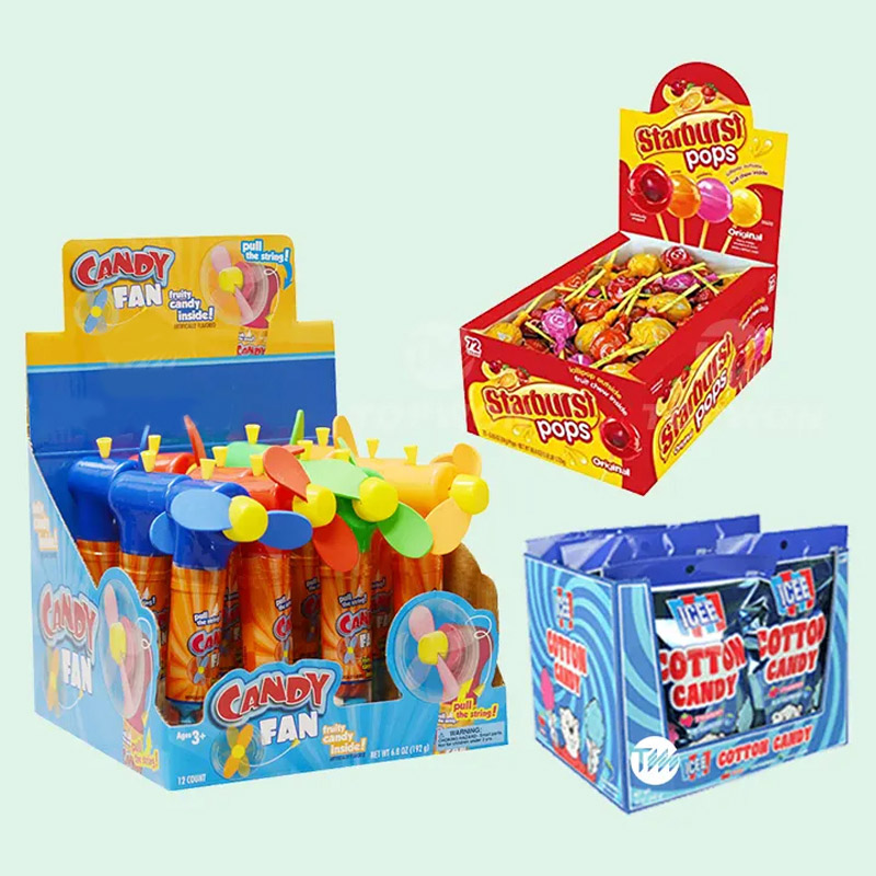 Holidaypacfactory custom lollipop retail counter display box main display view