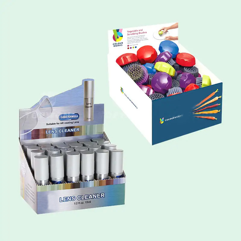 Holidaypacfactory wholesale counter display unit CDU for toothbrush main display view