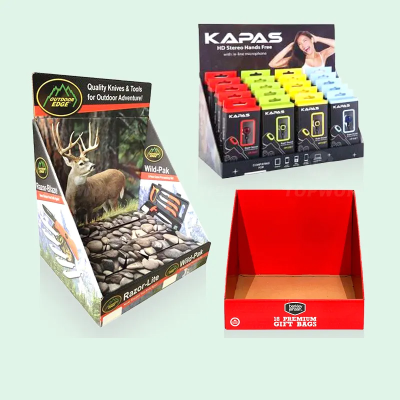 Holidaypacfactory custom corrugated toy display box packaging structural detail