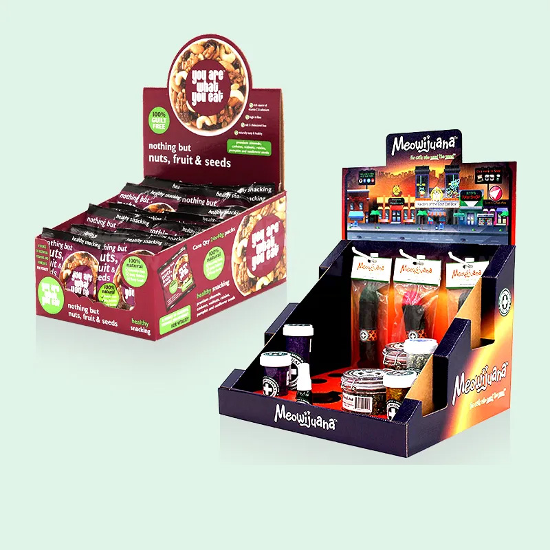 Holidaypacfactory custom corrugated toy display box packaging retail setup view