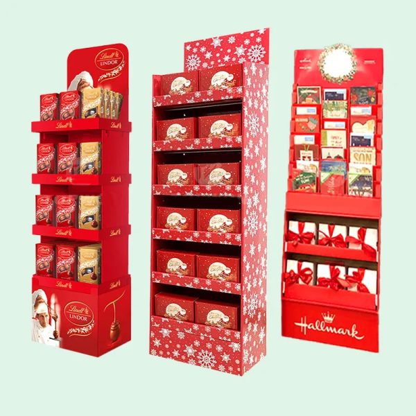 Christmas Paper Gift Display Stand