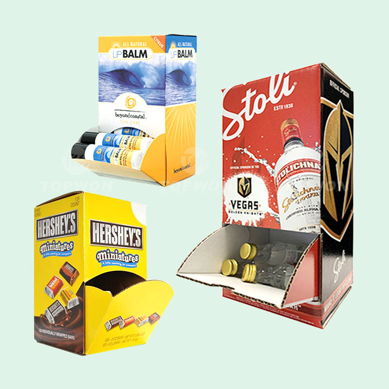 Holidaypacfactory cardboard gravity feed display boxes for drinks main display view