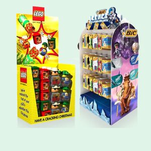 Holidaypacfactory Custom Design Toys POP Corrugated Floor Display Racks product image 1