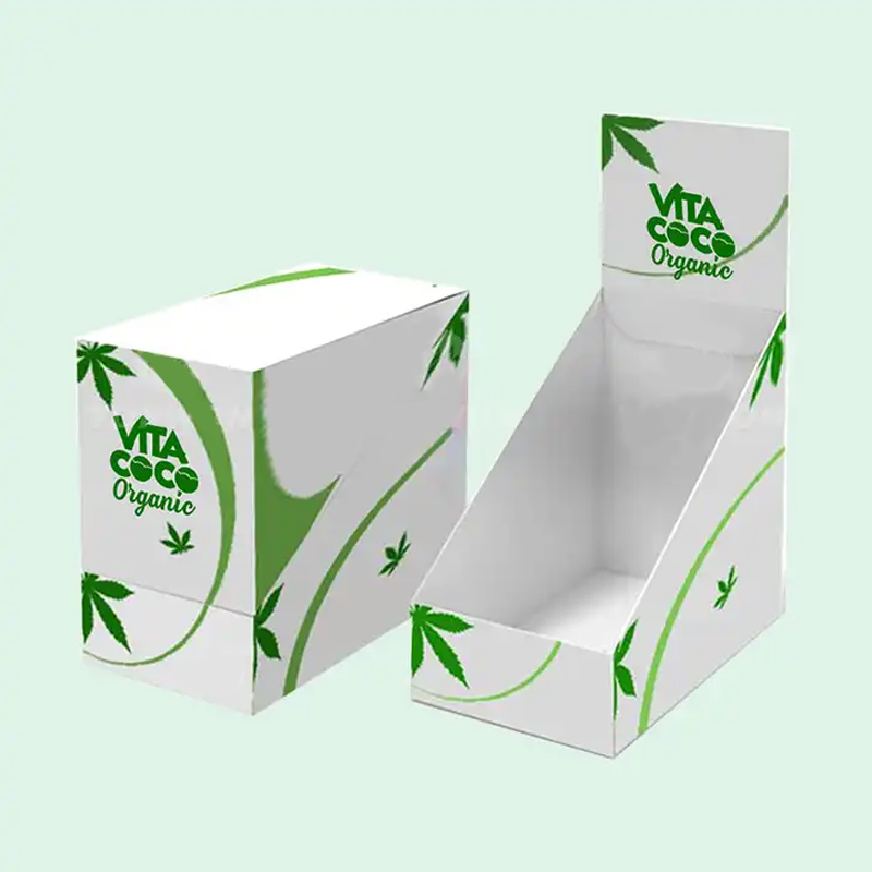 Holidaypacfactory custom small packaging carton counter display box main display view