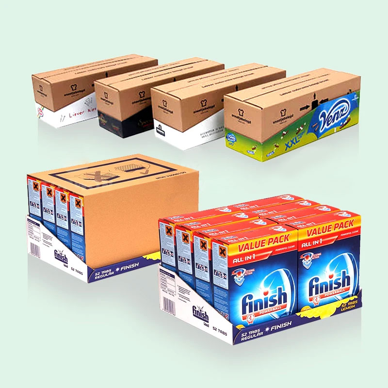 Holidaypacfactory custom retail cardboard tear away display boxes product display view