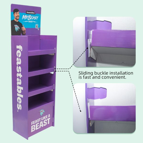 MrBeast Chocolate Floor Displays