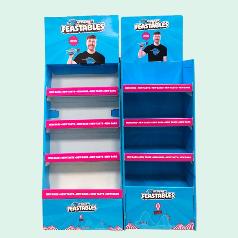 Chocolate Floor Display For MrBeast