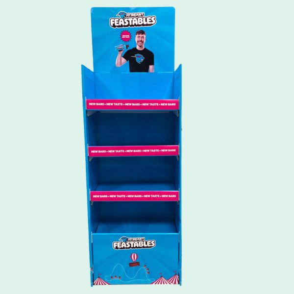 Chocolate Floor Display For MrBeast