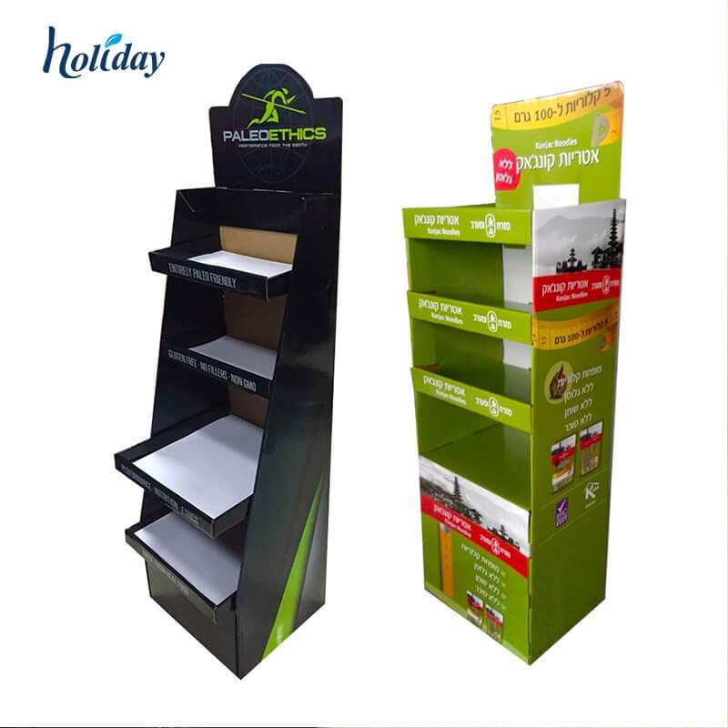 Holidaypacfactory Wholesale Supermarket Promotional Cardboard Corrugated Display Rack related product