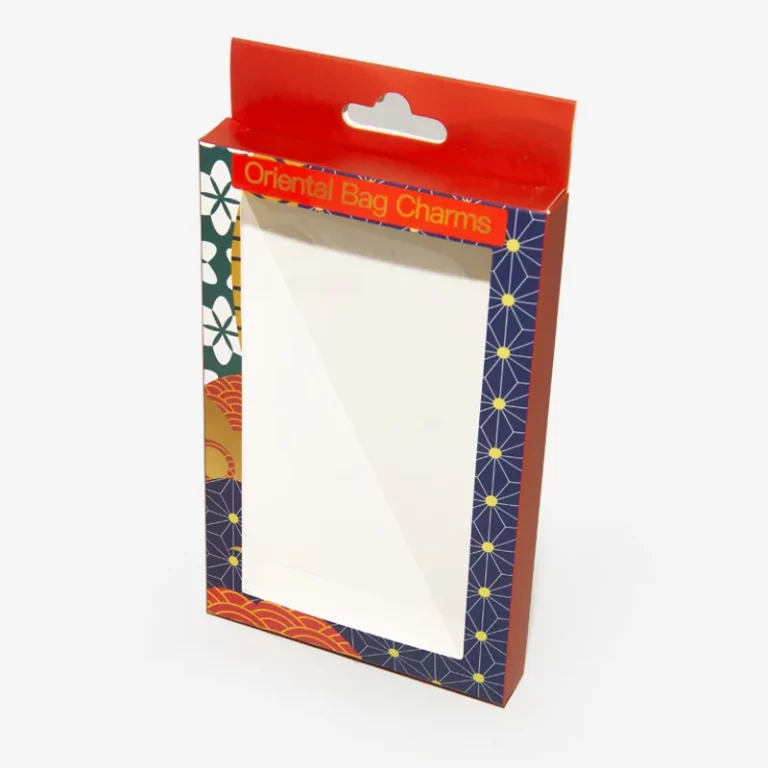 Color Transparent Printing Window Cardboard Packaging Box