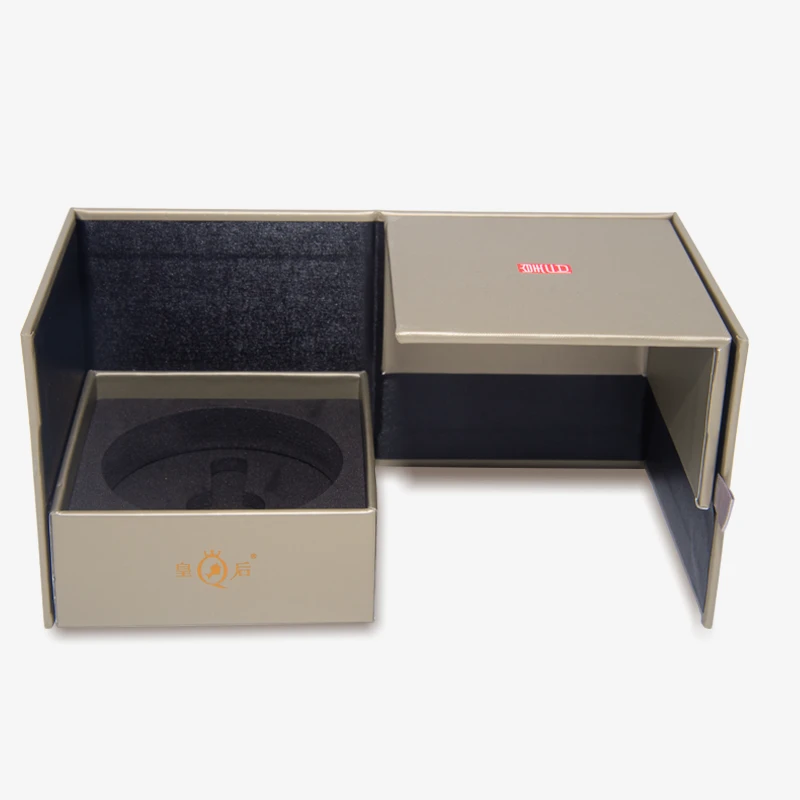 Holidaypacfactory custom magnetic skincare packaging box finish detail