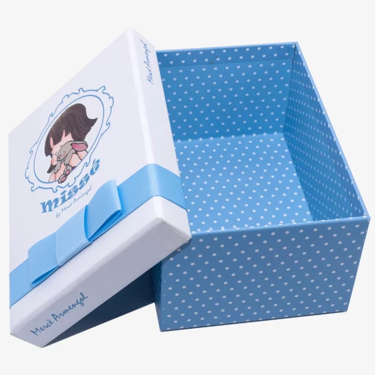 Blue Lift Off Detachable Lid Gift Box