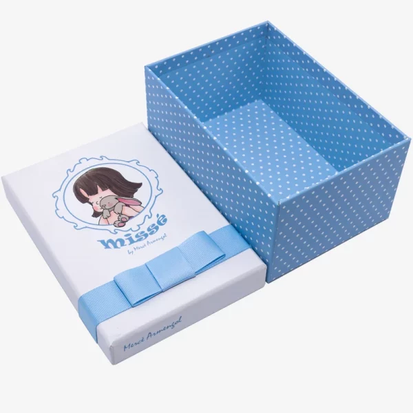 Blue Lift Off Detachable Lid Gift Box