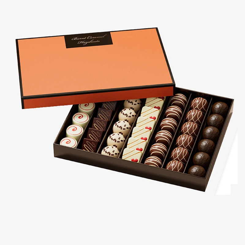 Holidaypacfactory holidaypac factory round paper macaron chocolate box chocolate gift box with insert