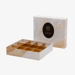 Compartment Layers Lift Off Lid Box With Window 2