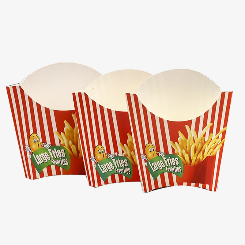 Holidaypacfactory custom logo printed french fries food box related product