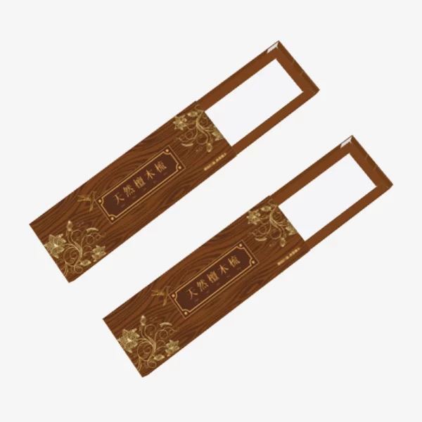 Custom Logo Rectangle Slide Wooden Comb Packaging Drawer Paper Boxes 3