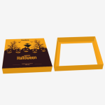 Custom Logo Yellow Square Slide Drawer Gift Box For Halloween 2