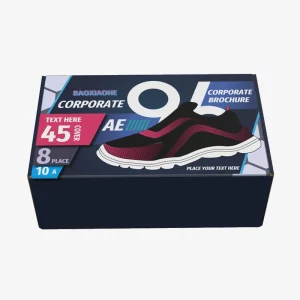 Custom Luxury Foldable Kraft Paper Shoes Shipping Mailer Box