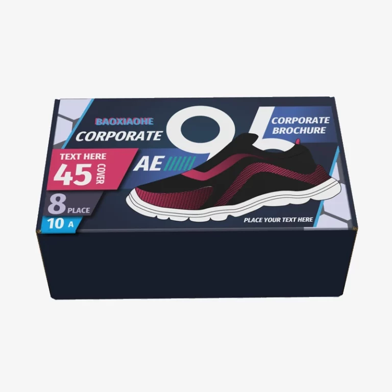 Custom Luxury Foldable Kraft Paper Shoes Shipping Mailer Box