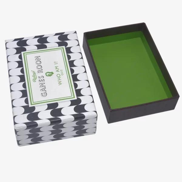 Custom Luxury Lift Off Lid Packaging Paper Box For Card 3