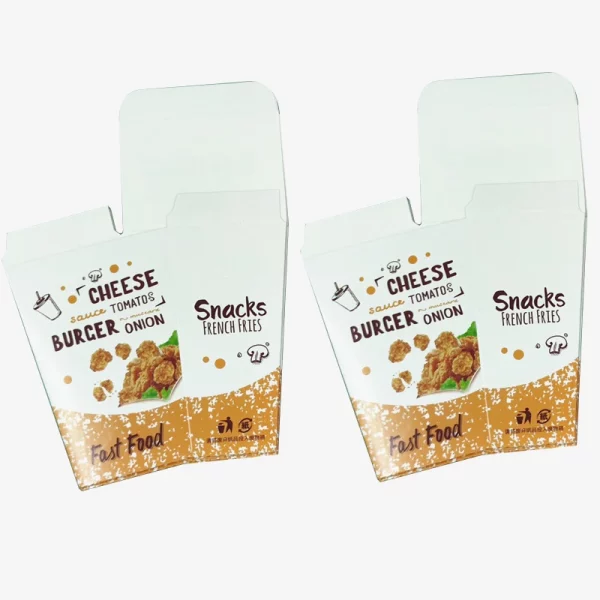 Customized Disposable Eco Friendly Food Grade Kraft Paper Box For Popcorn Chicken 4