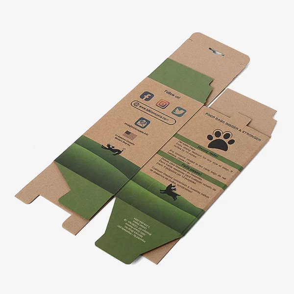 Dog Food Kraft Paper Box With Loop 2