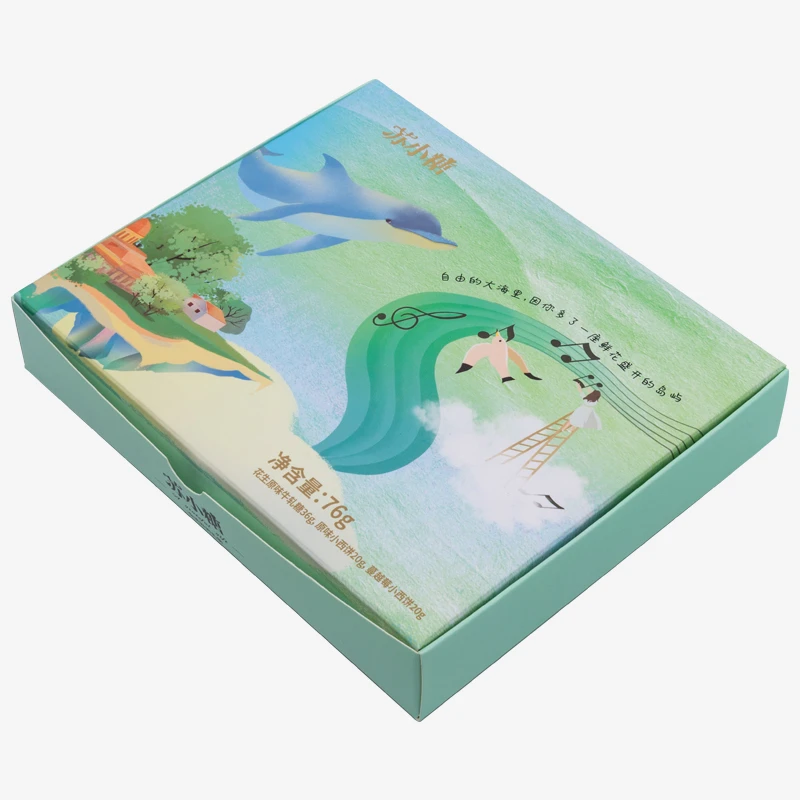 Holidaypacfactory folding compartment candy packaging box display view