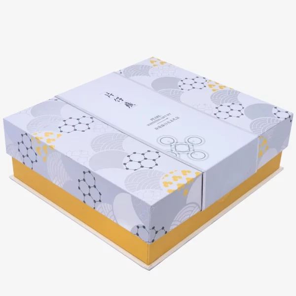 Gold Foil OR Silver Foil Lift Off Lid Skincare Box 1