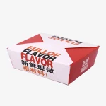 Grease Leak Resistant Takeaway Food Lunch Boxes 4