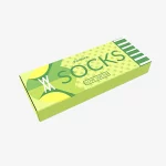 Green Rectangle Slide Socks Drawer Packaging Boxes