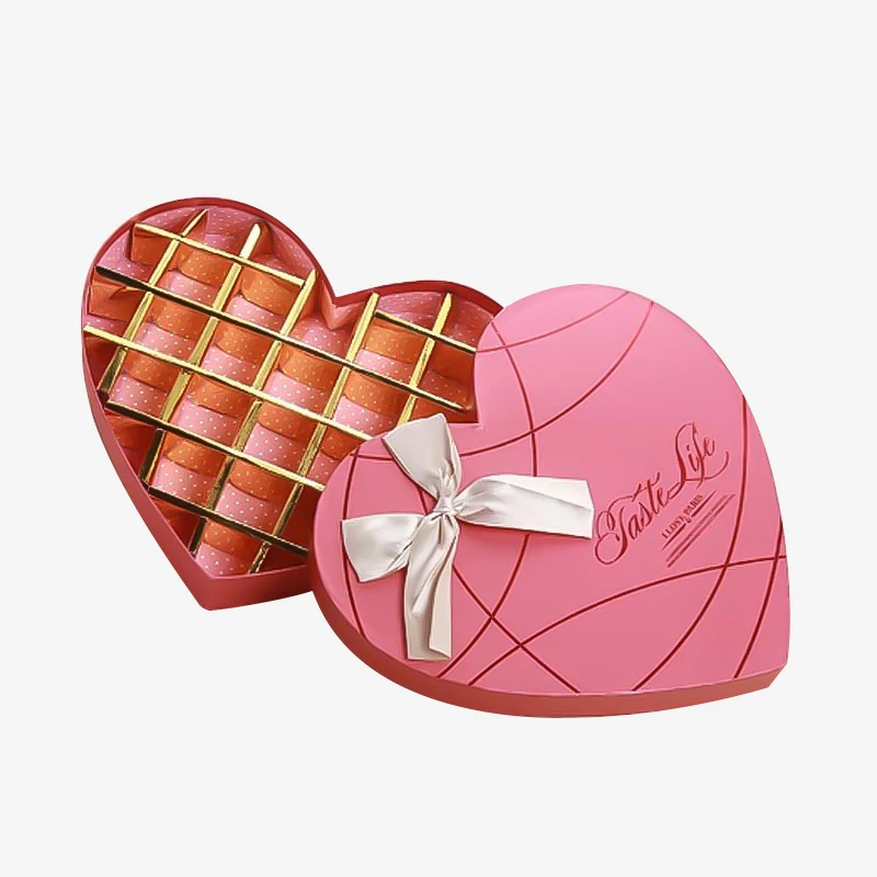 Holidaypacfactory holidaypac factory round paper macaron chocolate box heart-shaped chocolate gift box