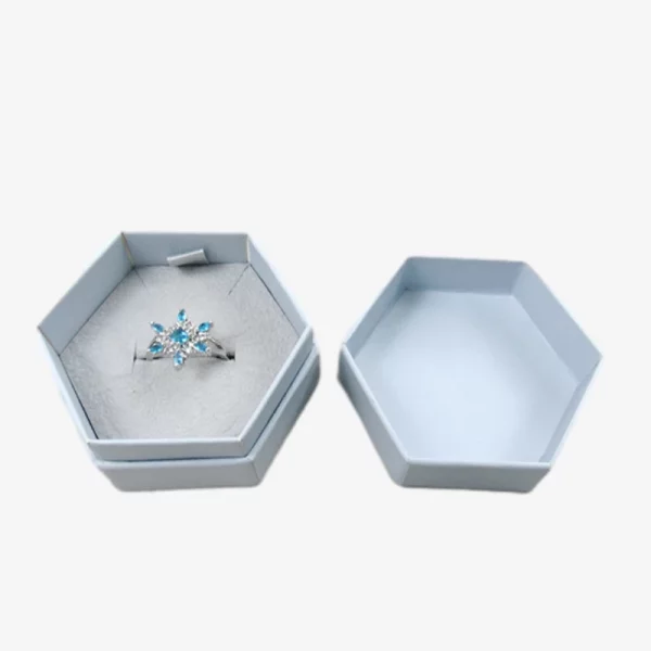Hexagon Jewelry Box With Insert 3