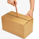 Kraft Corrugated Shipping Box With Zipper 2