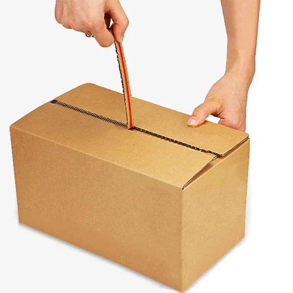 Kraft Corrugated Shipping Box With Zipper 2
