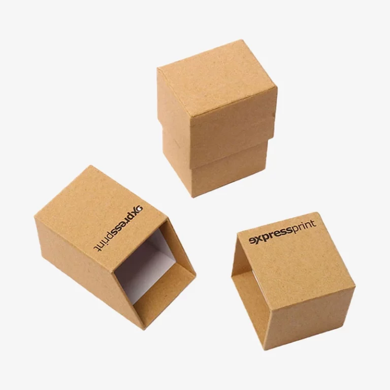 Kraft Lift Off Lid Small Box With Tray