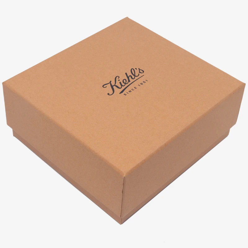 Holidaypacfactory kraft paper lift off lid gift box finish detail