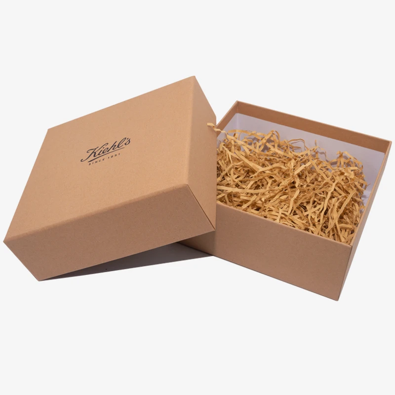 Holidaypacfactory kraft paper lift off lid gift box main product view