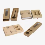 Kraft Sliding Out Ribbon Drawer Box With Insert