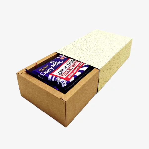 Kraft Sliding Out Ribbon Drawer Box With Insert 2