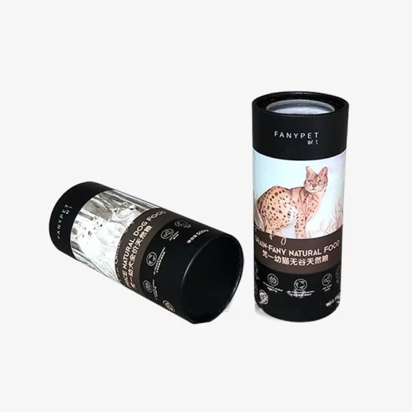 Luxury Cardboard Tube For Cat Food 3