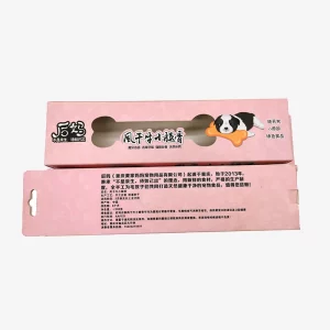 Rectangle Dog Treat Paper Box With Hang Loop 1