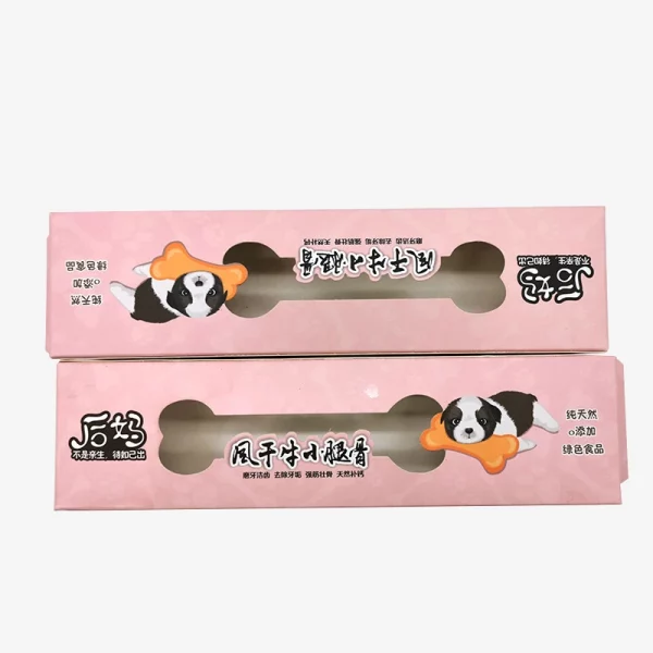 Rectangle Dog Treat Paper Box With Hang Loop 2