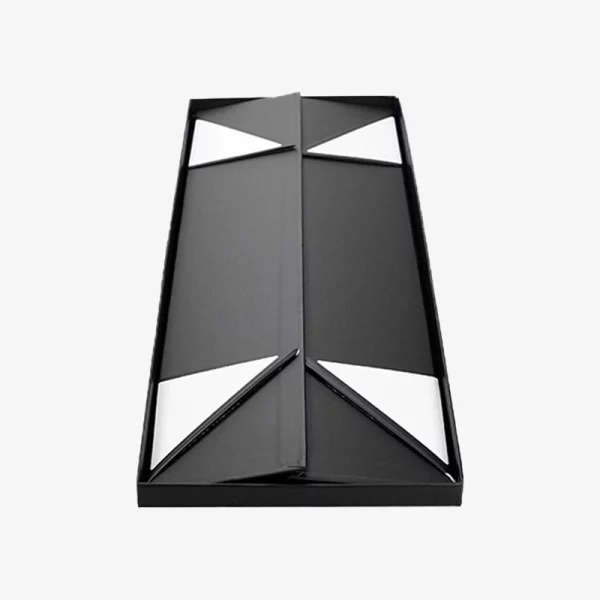 Removable Black Lid And Base Folding Flower Gift Box 5
