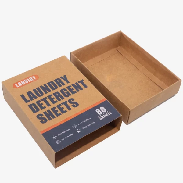 Sliding Drawer Box For Laundry Detergent Sheets With Hole Pushed Out 2